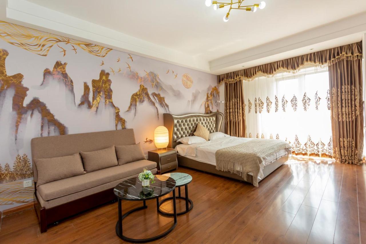 Dalian Hong XI Yuan Apartment Wanda Plaza Exterior foto