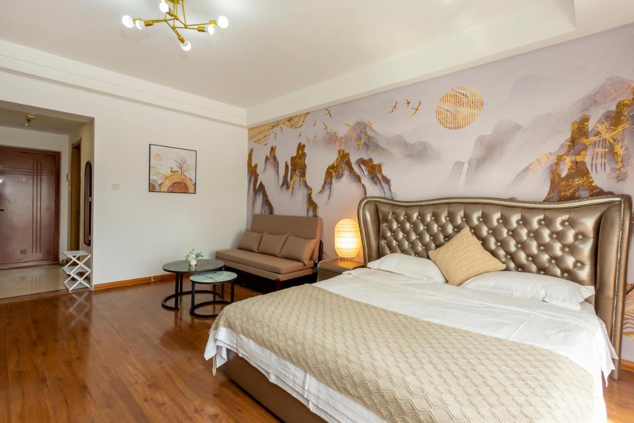 Dalian Hong XI Yuan Apartment Wanda Plaza Exterior foto