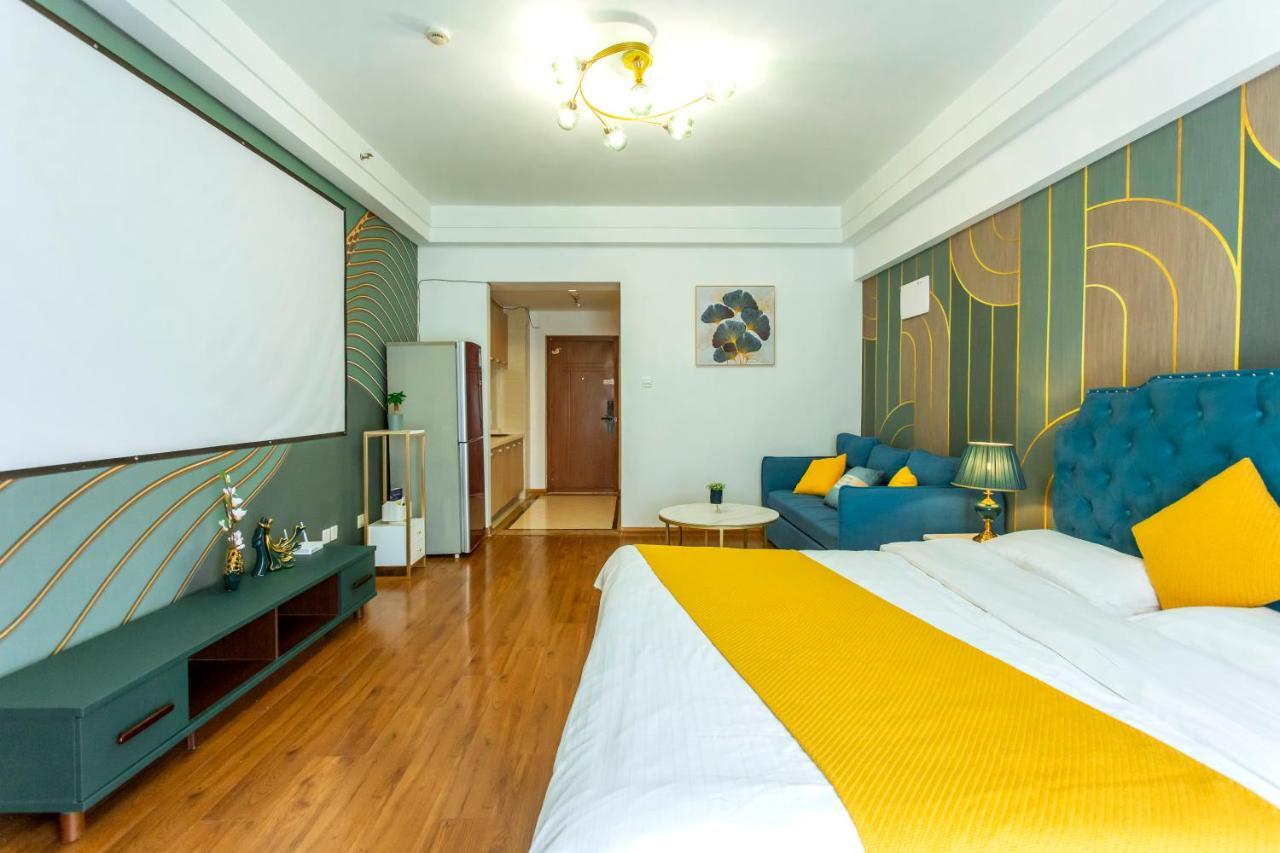 Dalian Hong XI Yuan Apartment Wanda Plaza Exterior foto