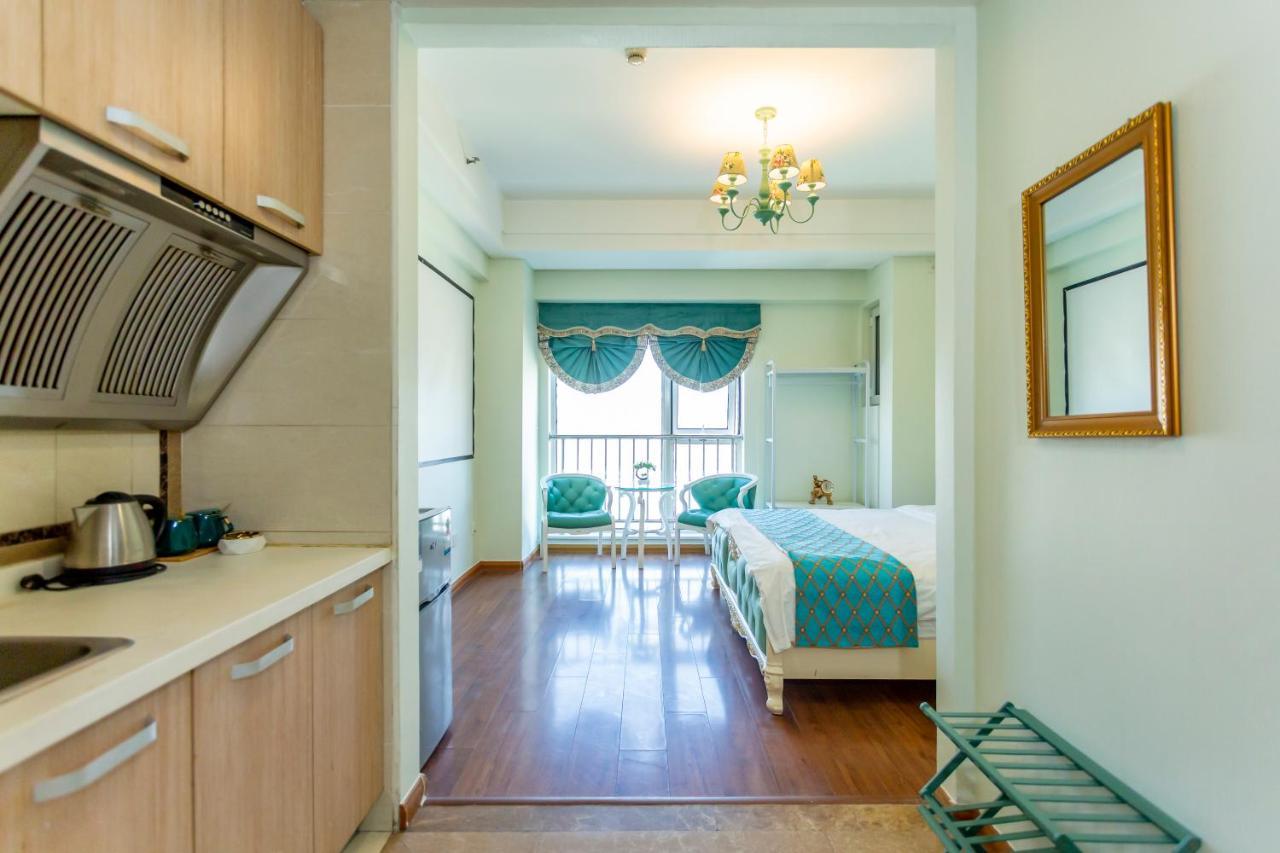 Dalian Hong XI Yuan Apartment Wanda Plaza Exterior foto