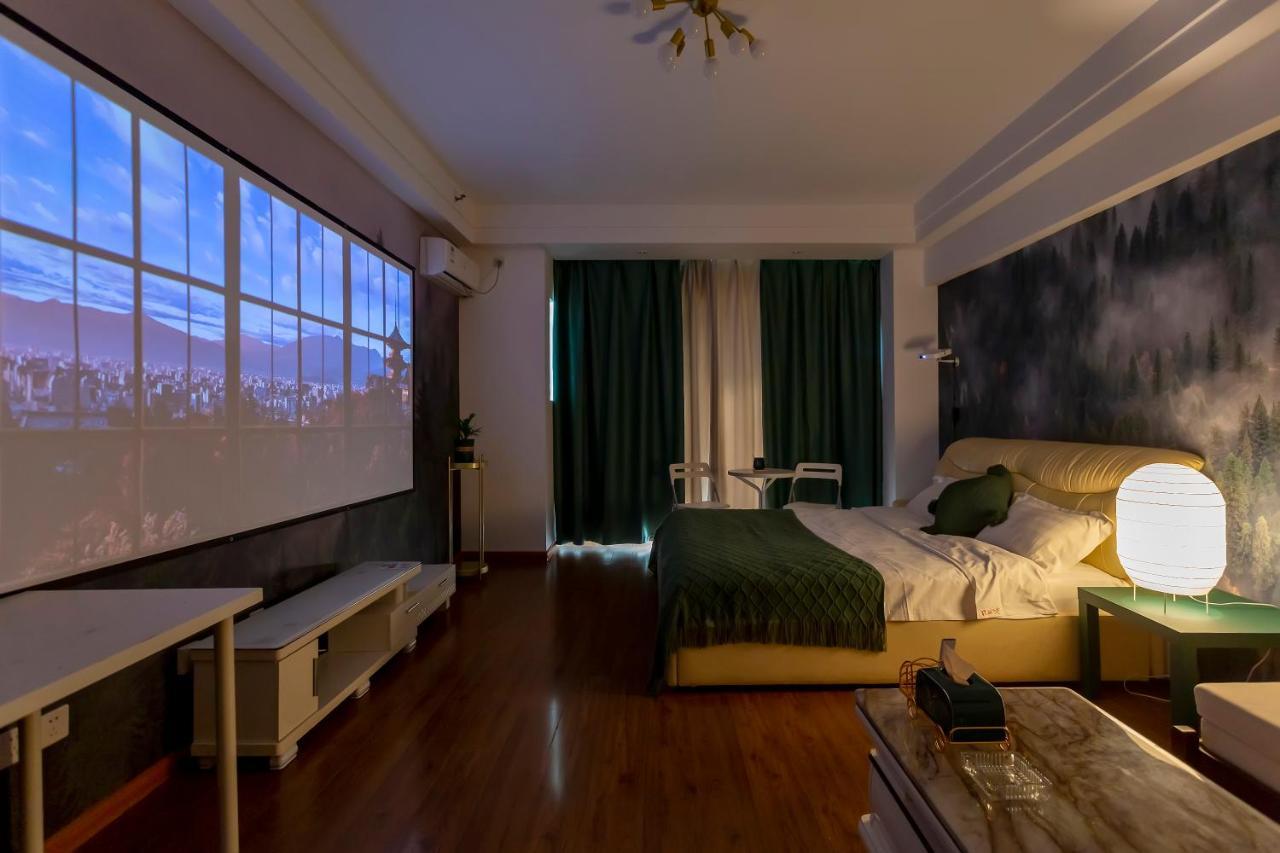 Dalian Hong XI Yuan Apartment Wanda Plaza Exterior foto