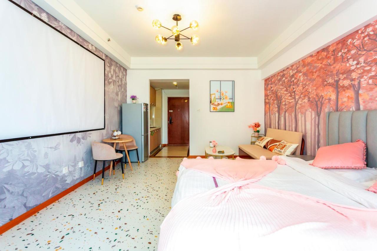 Dalian Hong XI Yuan Apartment Wanda Plaza Exterior foto