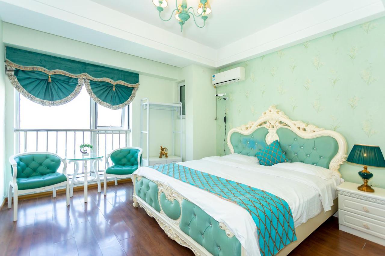 Dalian Hong XI Yuan Apartment Wanda Plaza Exterior foto