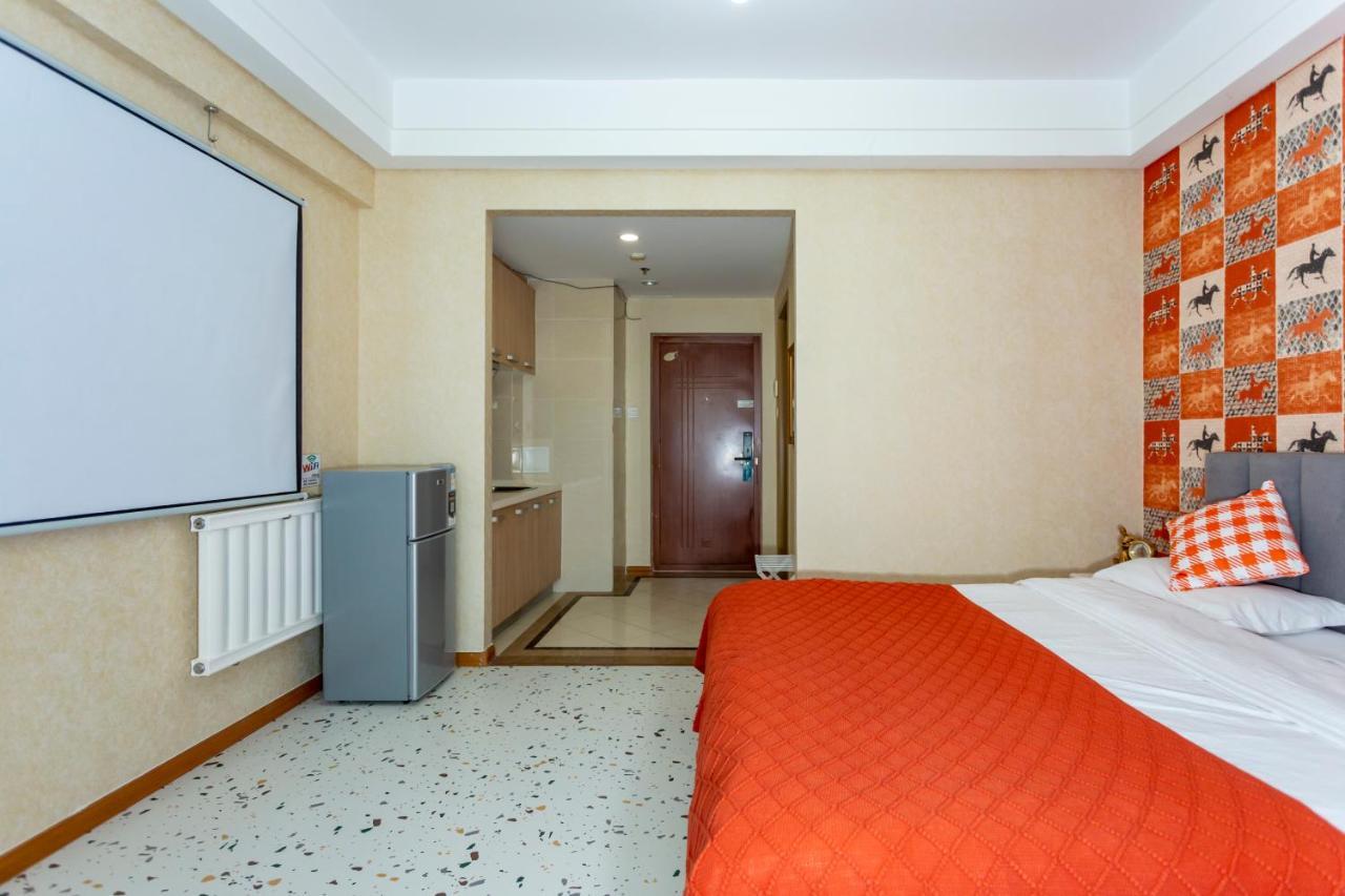 Dalian Hong XI Yuan Apartment Wanda Plaza Exterior foto