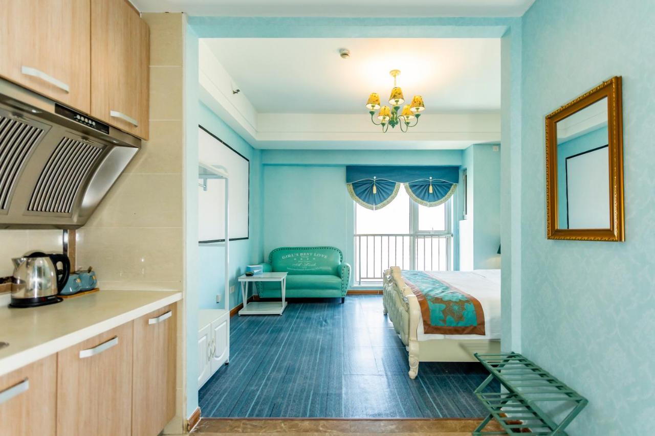 Dalian Hong XI Yuan Apartment Wanda Plaza Exterior foto