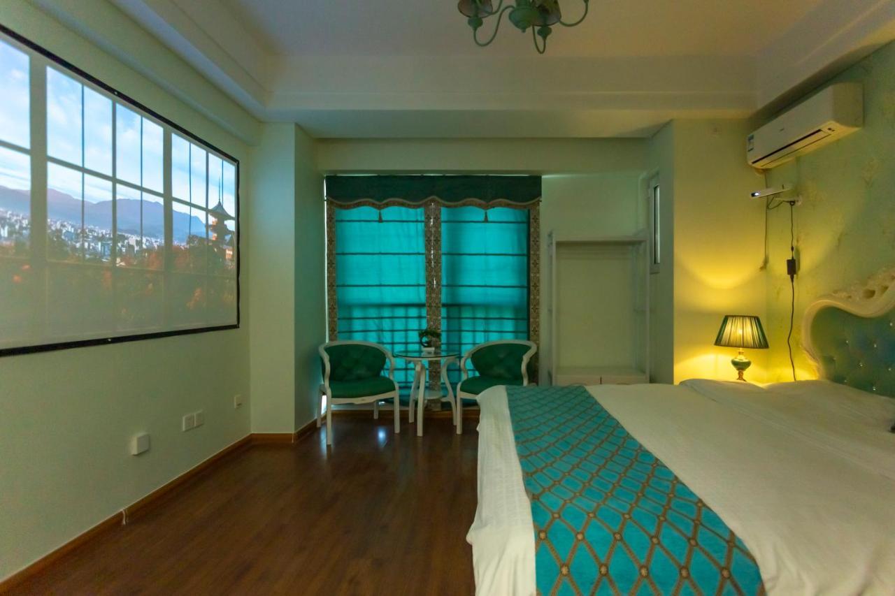 Dalian Hong XI Yuan Apartment Wanda Plaza Exterior foto