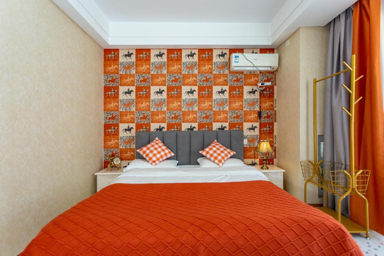 Dalian Hong XI Yuan Apartment Wanda Plaza Exterior foto