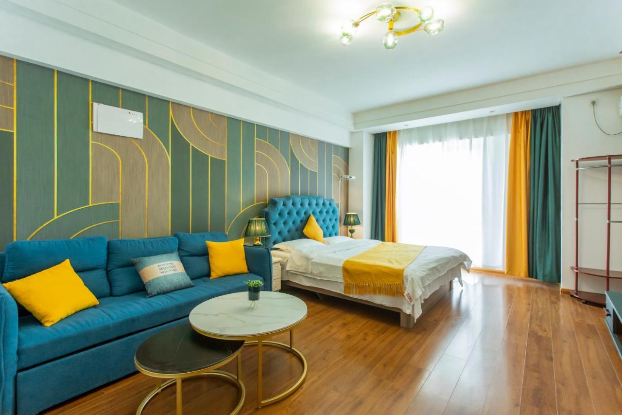 Dalian Hong XI Yuan Apartment Wanda Plaza Exterior foto