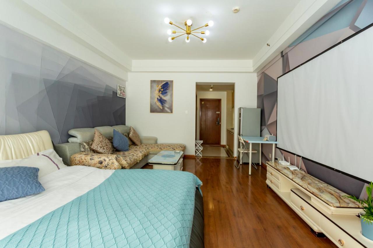 Dalian Hong XI Yuan Apartment Wanda Plaza Exterior foto