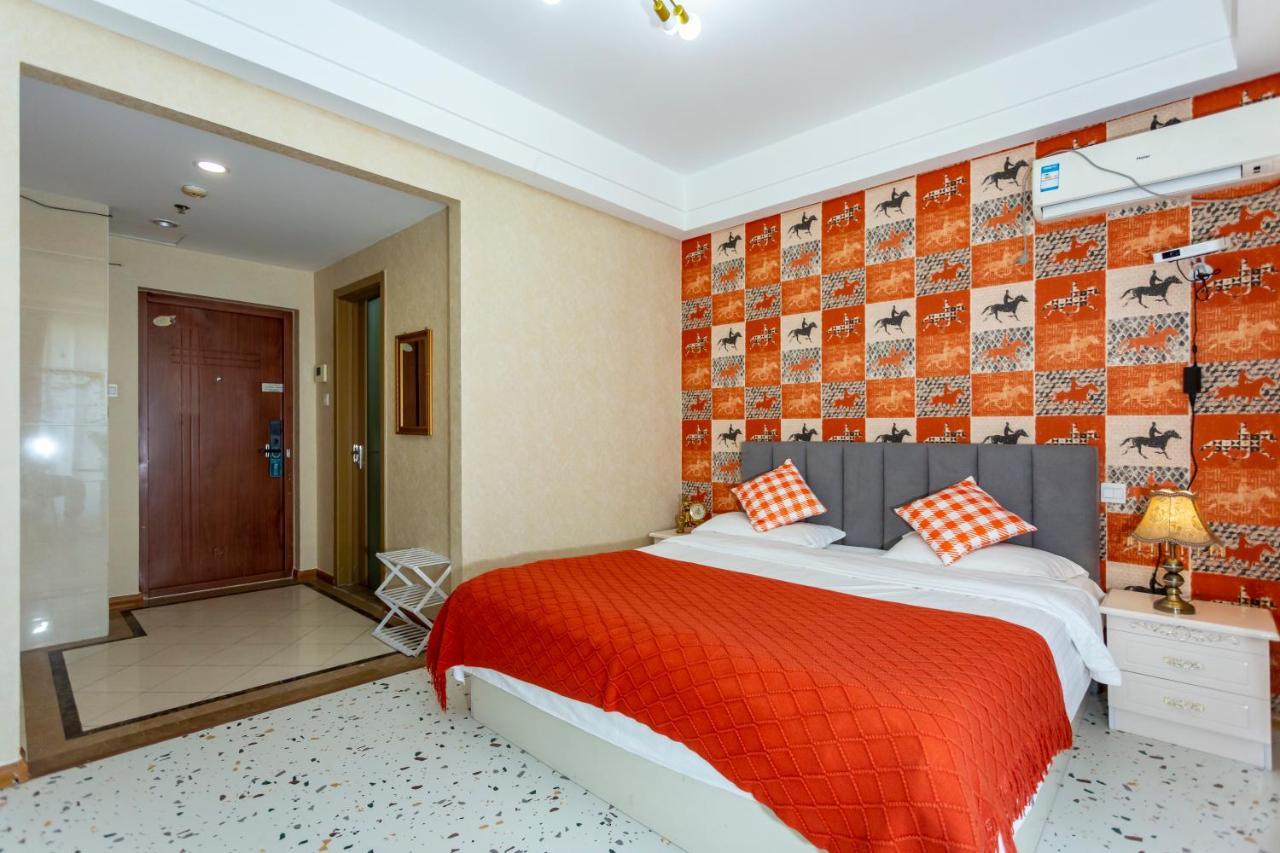 Dalian Hong XI Yuan Apartment Wanda Plaza Exterior foto