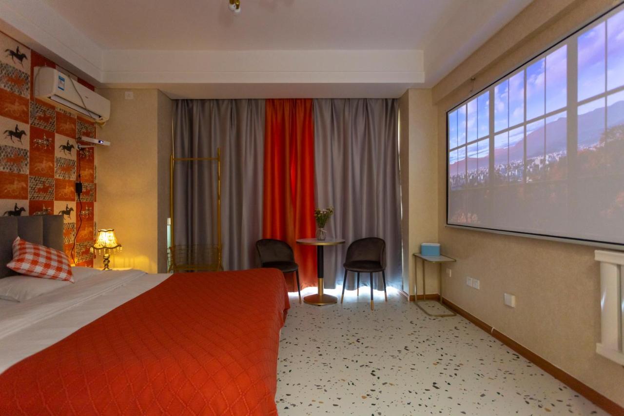 Dalian Hong XI Yuan Apartment Wanda Plaza Exterior foto