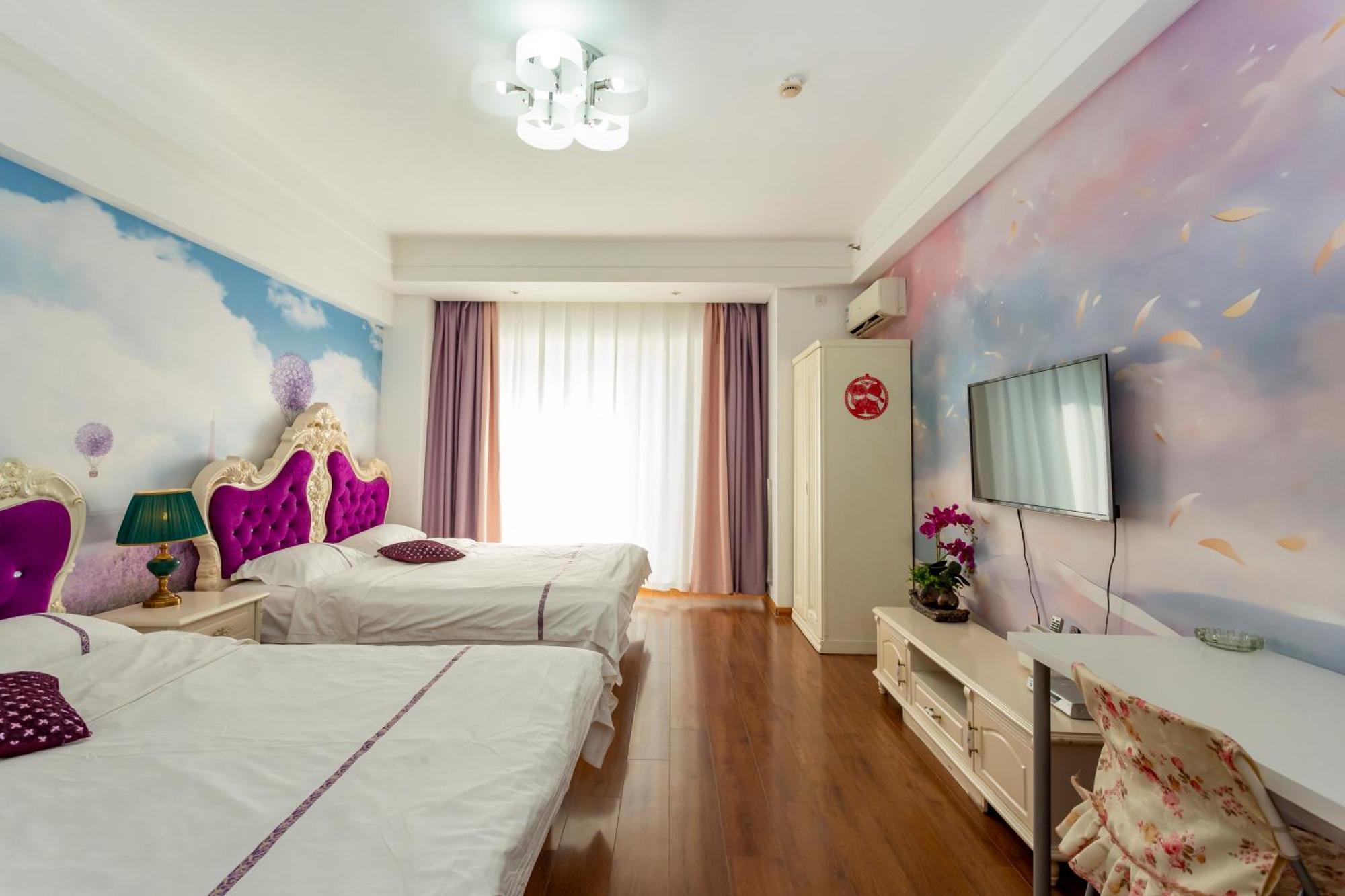 Dalian Hong XI Yuan Apartment Wanda Plaza Exterior foto