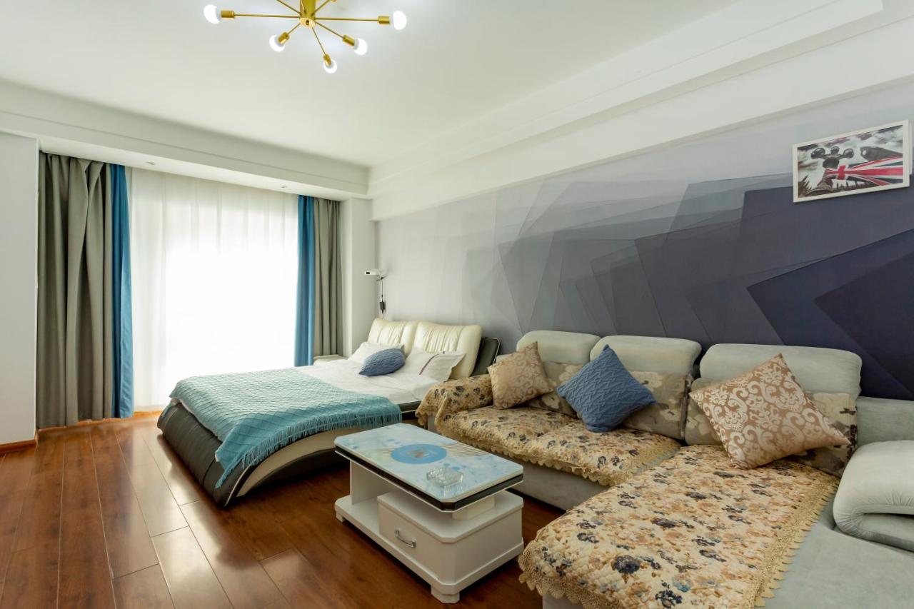 Dalian Hong XI Yuan Apartment Wanda Plaza Exterior foto