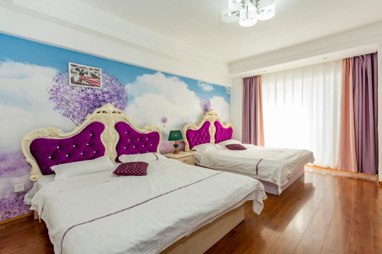 Dalian Hong XI Yuan Apartment Wanda Plaza Exterior foto