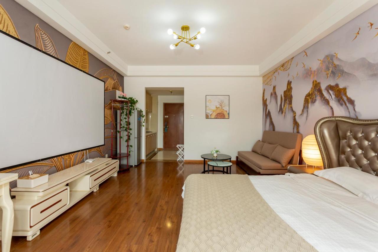 Dalian Hong XI Yuan Apartment Wanda Plaza Exterior foto