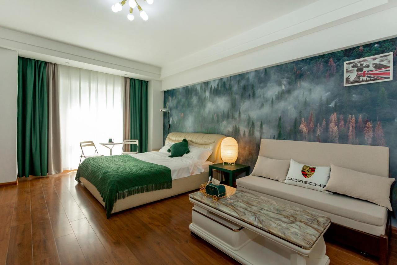 Dalian Hong XI Yuan Apartment Wanda Plaza Exterior foto
