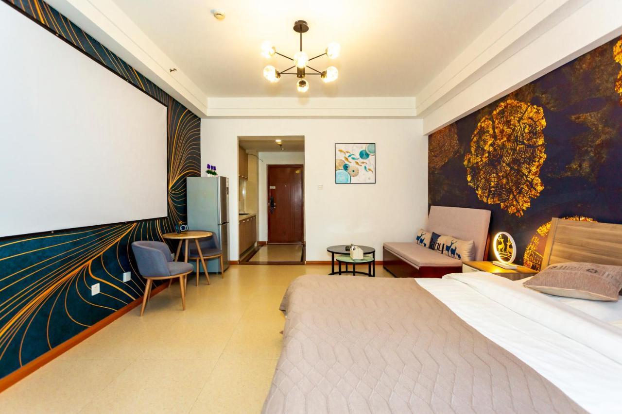 Dalian Hong XI Yuan Apartment Wanda Plaza Exterior foto