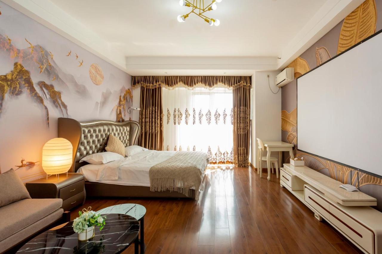 Dalian Hong XI Yuan Apartment Wanda Plaza Exterior foto