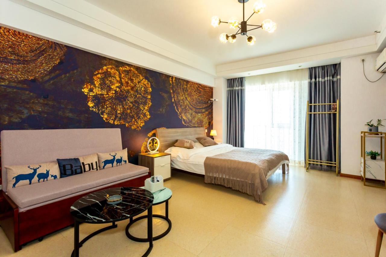 Dalian Hong XI Yuan Apartment Wanda Plaza Exterior foto
