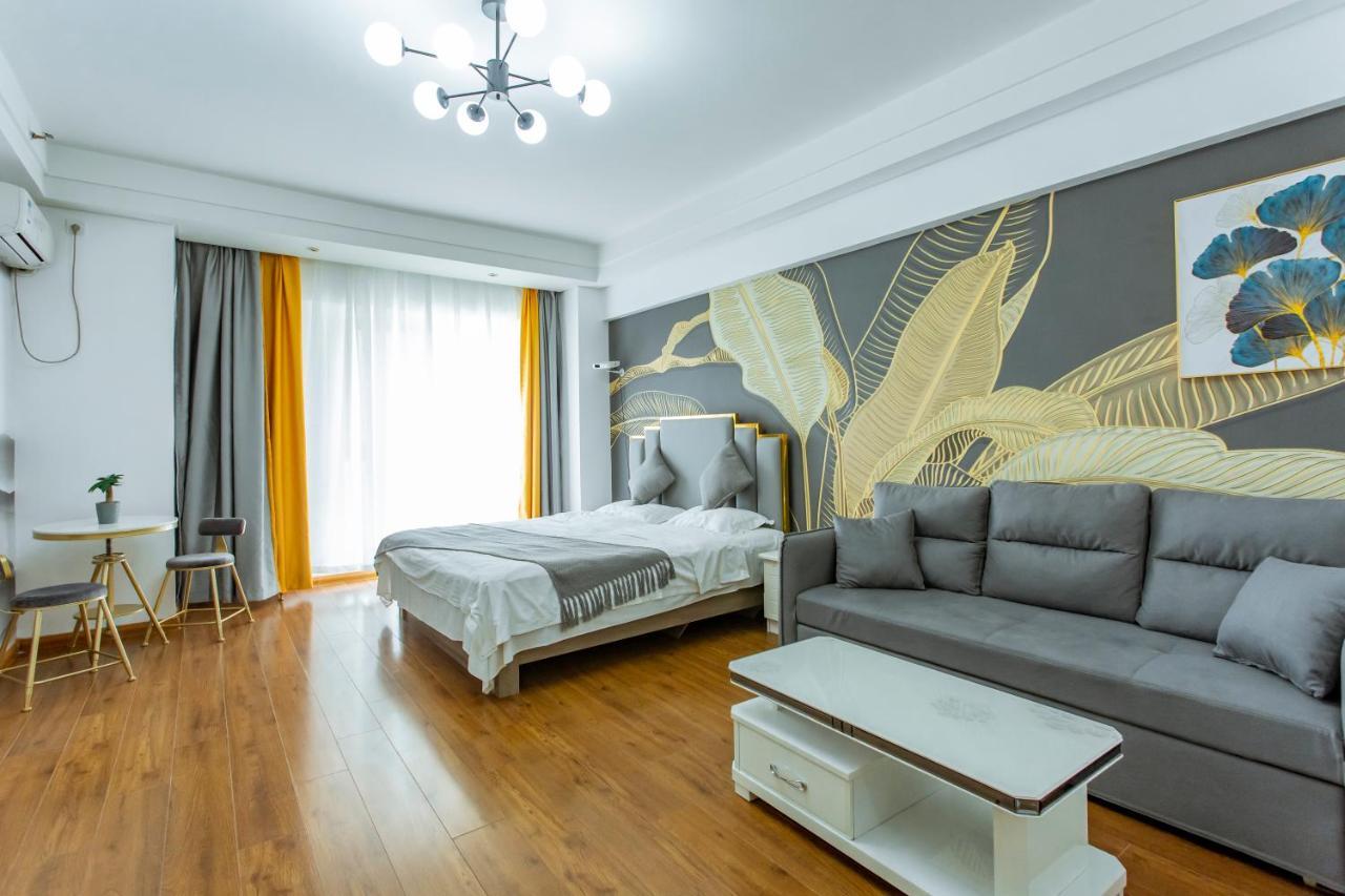 Dalian Hong XI Yuan Apartment Wanda Plaza Exterior foto