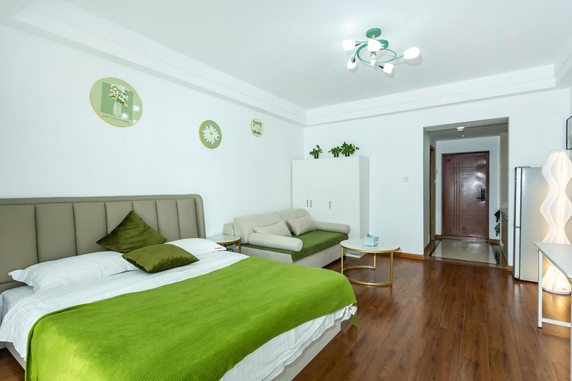Dalian Hong XI Yuan Apartment Wanda Plaza Exterior foto