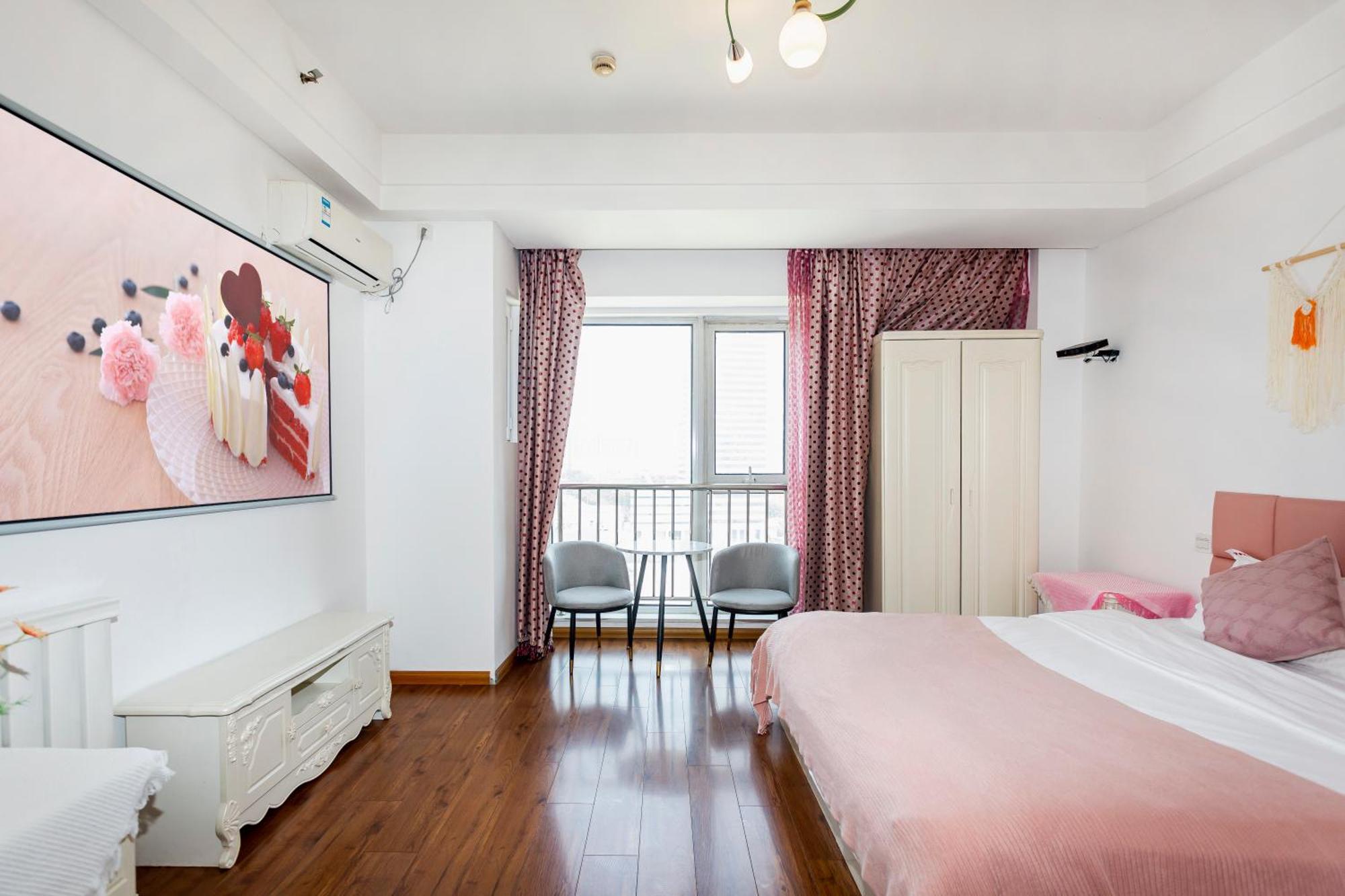 Dalian Hong XI Yuan Apartment Wanda Plaza Exterior foto