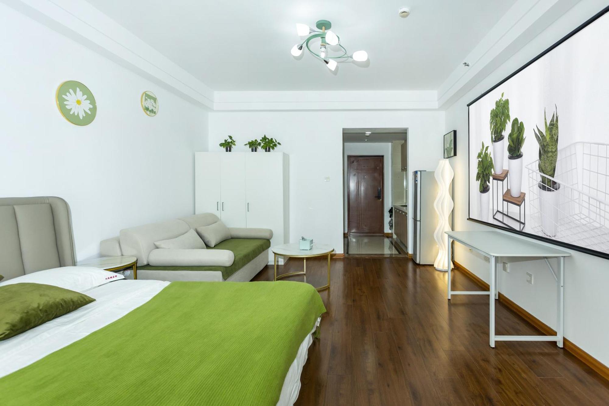 Dalian Hong XI Yuan Apartment Wanda Plaza Exterior foto