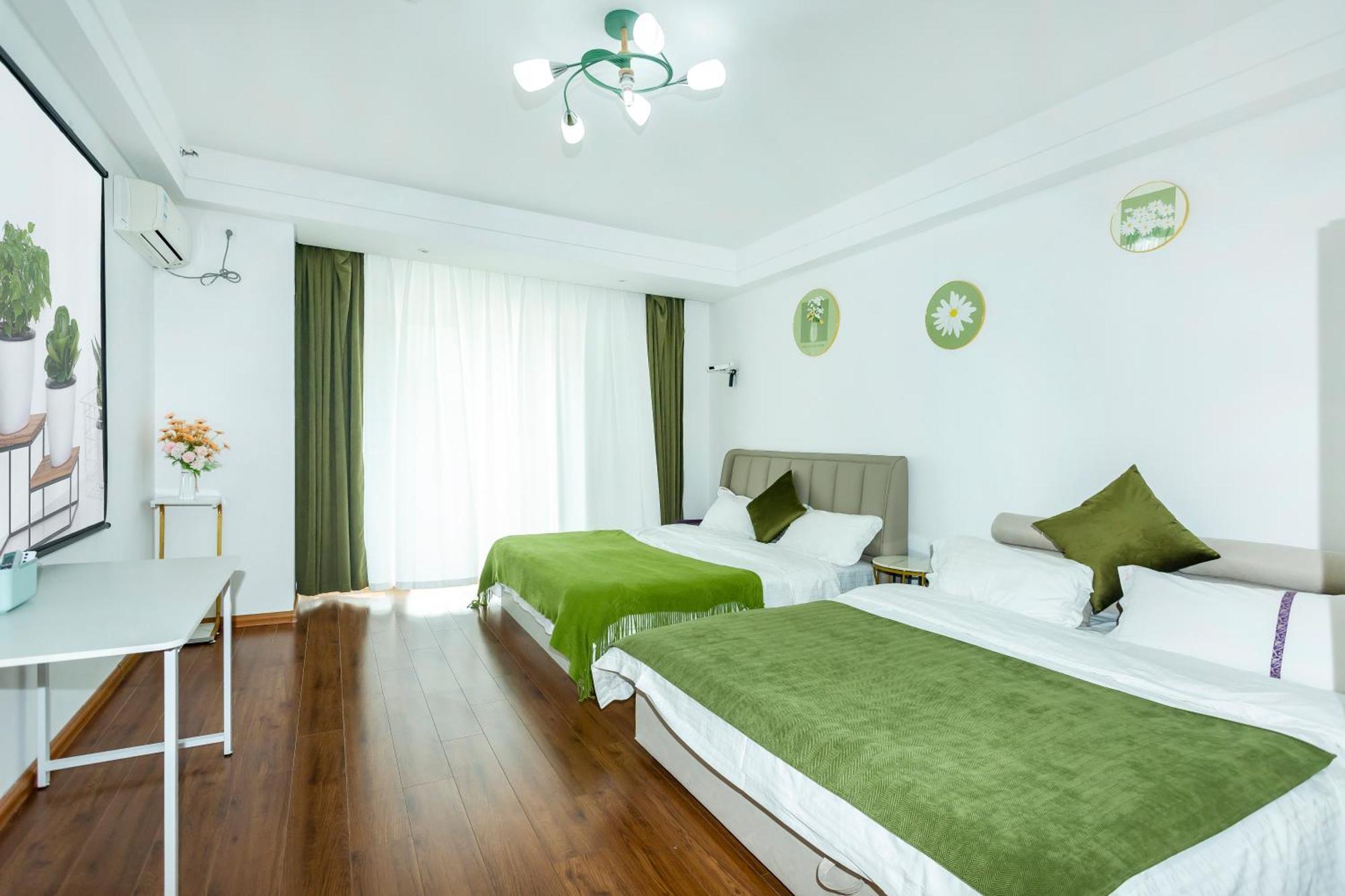 Dalian Hong XI Yuan Apartment Wanda Plaza Exterior foto